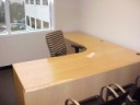 Creative Wood Maple Curved Corner Desk